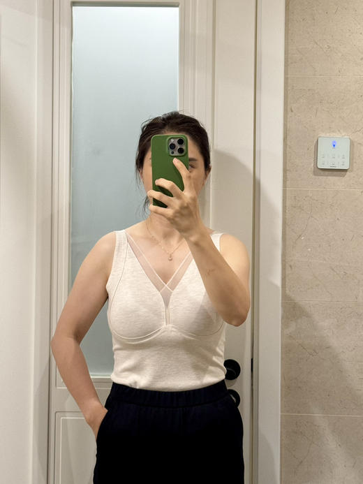 24秋冬--德绒羊毛蚕丝无痕带胸垫保暖背心【包邮/三天无理由退换】 商品图12