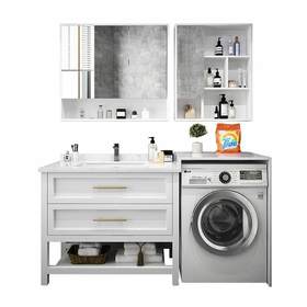 智能洗卫生间卫浴洗手盆阳台衣柜浴室柜伴侣洗脸盆组合洗衣机落地