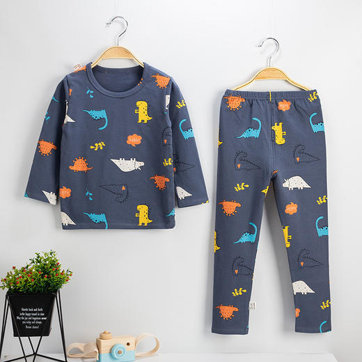 莱卡棉儿童卡通家居服 商品图0