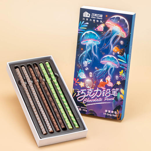 巧克巧蔻 铅笔巧克力（款式随机）42g 商品图4