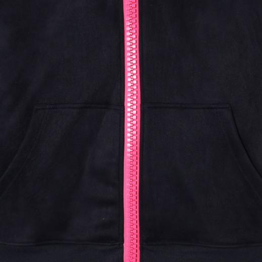 WT118秋冬季新款时尚个性撞色拉链连帽卫衣外套休闲百搭运动上衣 商品图3