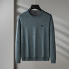 【加绒】【绵羊毛】【新款DDS】大依优型大码男装圆领毛衫线衣针织衫休闲加肥加大男士胖子大码内搭上衣毛衣 商品缩略图2