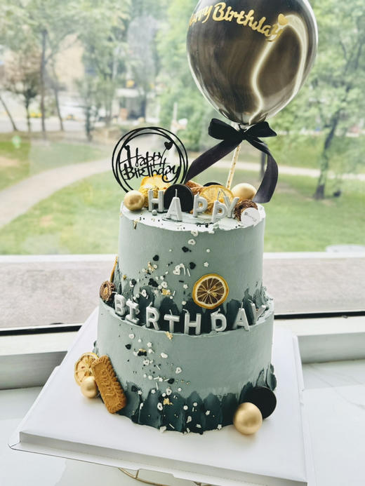 7+9寸均加高男士蛋糕 商品图0