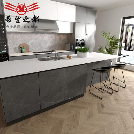 茶几餐厅新款楼梯1200x2600x15mm岩板客家具大板风格电视柜 商品图0