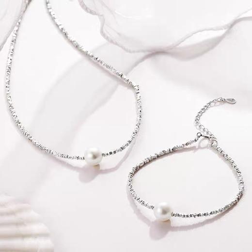 碎碎银贝珠项链 商品图4