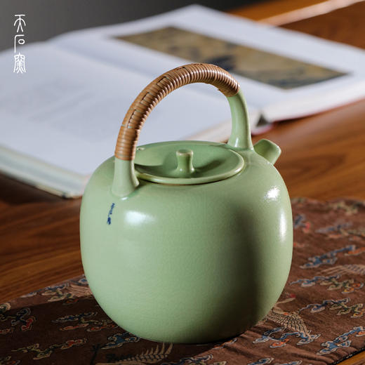 问鼎天石窑青汝大平安壶（缺货） 商品图0