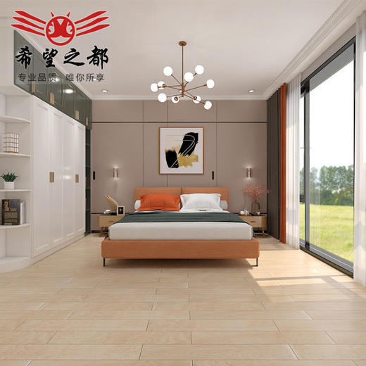 *之客全瓷地板砖餐厅 900直边木纹希望木纹150都砖北欧瓷砖 商品图2