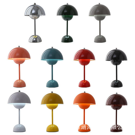 台灯客厅五金台灯创意后现代卧室书房设计师床头艺术黑色 商品图2