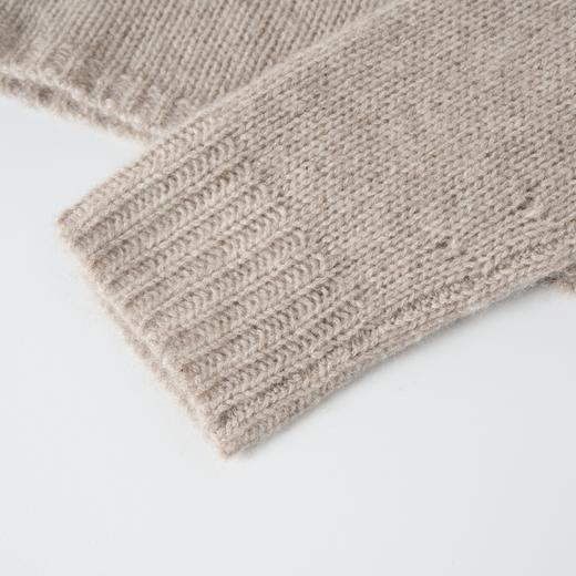 ROMI STUDIO“温暖已至”3针单边羊绒羊毛混纺软糯套头毛衫432TS338 商品图3