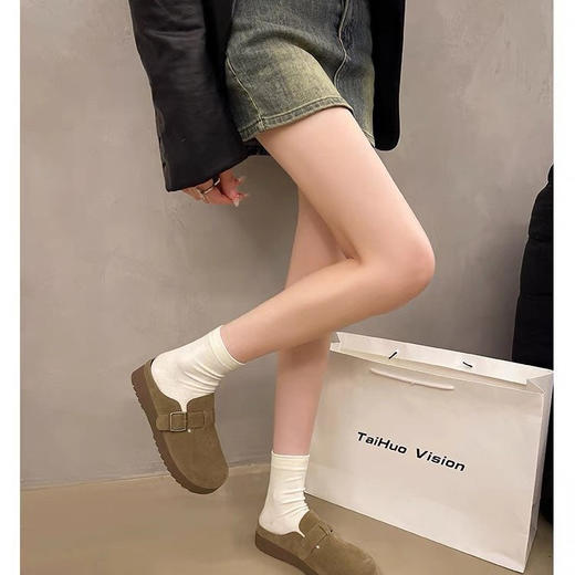 KAISER复古 加绒勃肯鞋 增高厚底 多款 保暖修饰腿型 商品图3