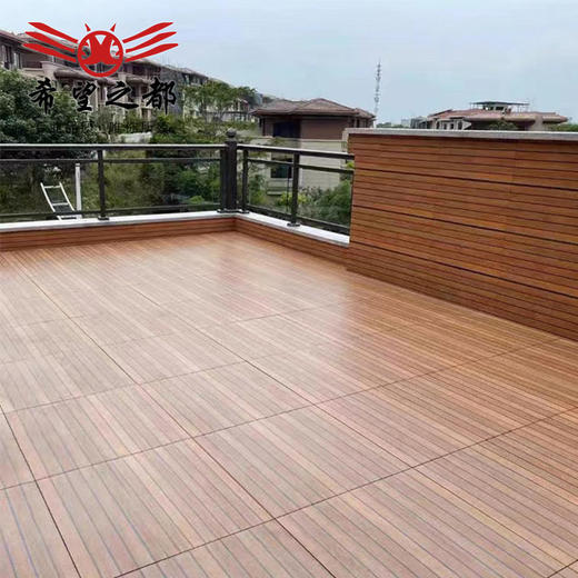 阳台砖露台户外地砖防滑仿院子庭院别墅抗冻瓷砖花园地砖木纹室外 商品图2