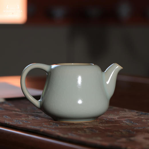 问鼎汝瓷收藏款天青瓜蔓公杯 商品图0