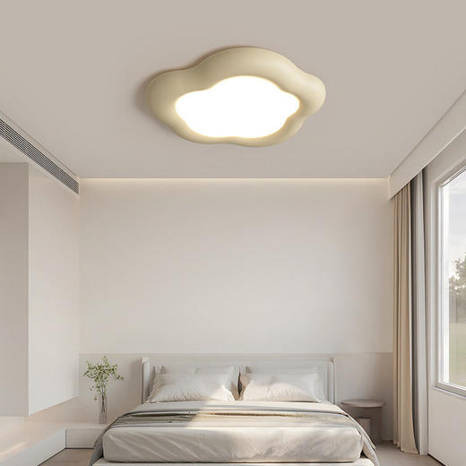 新款现代2023风灯北欧护眼房间年吸顶灯奶油客厅卧室棉花糖灯具 商品图3