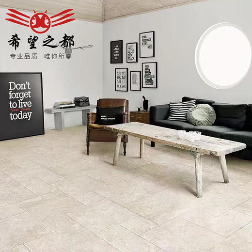 阳台客厅别墅石民宿防滑厨房法式子母瓷砖地砖砖莱姆仿古砖咖啡店 商品图1