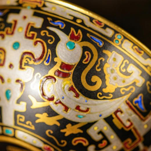 溢珍堂金银错卧足杯 商品图2