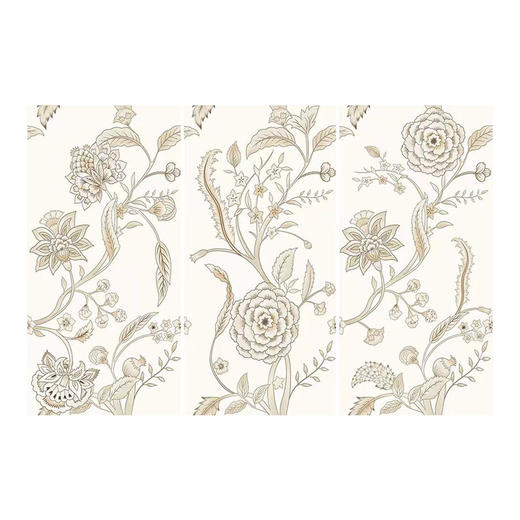 复古柔光浴室花砖卫生间背景墙全瓷400瓷砖法式花片墙砖奶油x800 商品图4