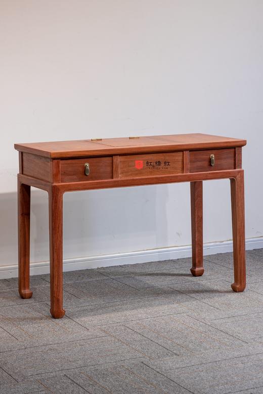 红桥红  家具严选  缅甸花梨（大果紫檀）【103 中间翻盖 梳妆台 两件套】 商品图4