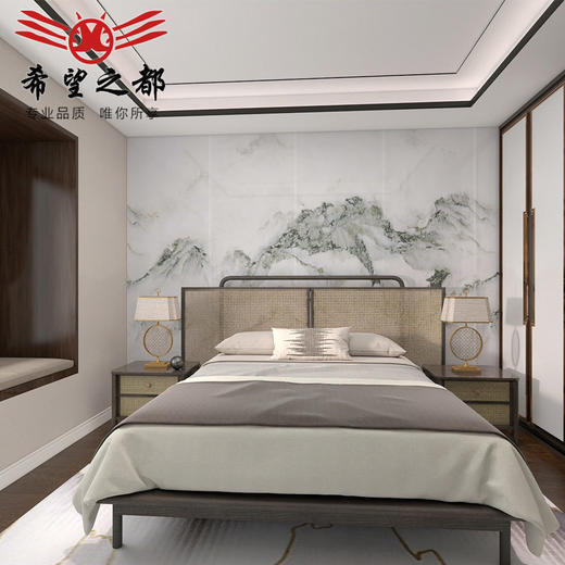 之大板现代岩板背景墙客厅都岩板800x2600规格希望地砖电视大 商品图3