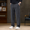【灯芯绒】【DQ】大依优型大码松紧腰直筒休闲裤长裤男舒适休闲简约百搭加肥加大男装 商品缩略图7