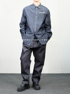 White Mountaineering | 刺绣Logo工装衬衫