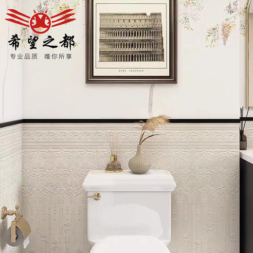 瓷砖法式300x1200地板砖厨房复古墙砖阳台花砖凝脂卫生间布海基 商品图2