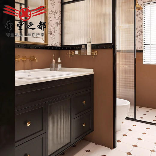 厕所复古法式卫生间小厨房墙砖地砖300x900枝蔓浴室花砖浪漫玫瑰 商品图3