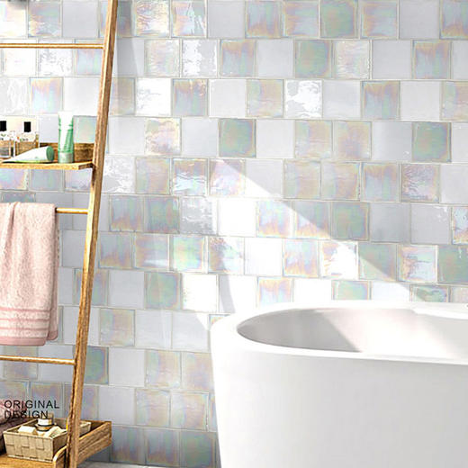 厨房餐厅浴室150x150mm西班牙吧台墙砖北欧卫生间瓷砖幻彩小白砖 商品图0