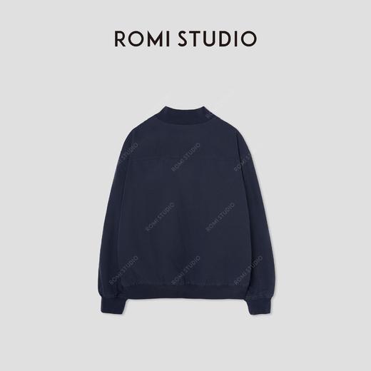 ROMI STUDIO“美式复古”*棉雾面磨毛立领宽松夹棉外套 431W9175 商品图1