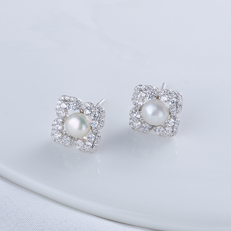 【宏艺珠宝】缎光微醺·银s925耳饰