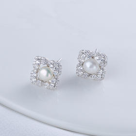 【宏艺珠宝】缎光微醺·银s925耳饰