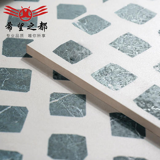 水磨石卫生间厨房地砖日式浴室厕所防滑墙砖侘寂风瓷砖复古600600 商品图3