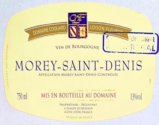 「跨境」2021常乐福酒庄莫雷圣丹尼红葡萄酒 Coquard Loison Fleurot Morey St Denis 商品图0
