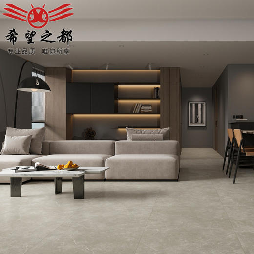 水泥侘寂风客厅750x1500奶油色地砖墙砖微 瓷砖哑光卫生间天鹅绒 商品图3