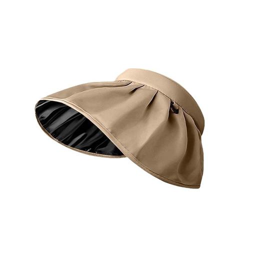 「9.9包邮！数色可选」夏季防晒贝壳帽 女防紫外线夏季遮阳黑胶空顶帽防晒太阳帽大檐遮阳帽子夏季配饰 商品图4