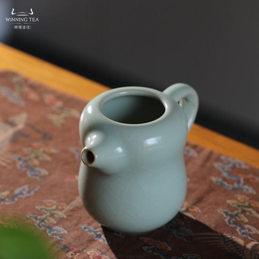 问鼎汝瓷收藏款天青花生公杯 商品图1