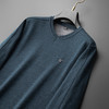 【加绒】【绵羊毛】【新款DDS】大依优型大码男装V领毛衫线衣针织衫休闲加肥加大男士胖子大码内搭上衣毛衣 商品缩略图4