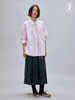 shyshystill/shy202409001/轻盈慵懒感酵洗棉撞色小心思拼色衬衫秋冬衬衣 商品缩略图3