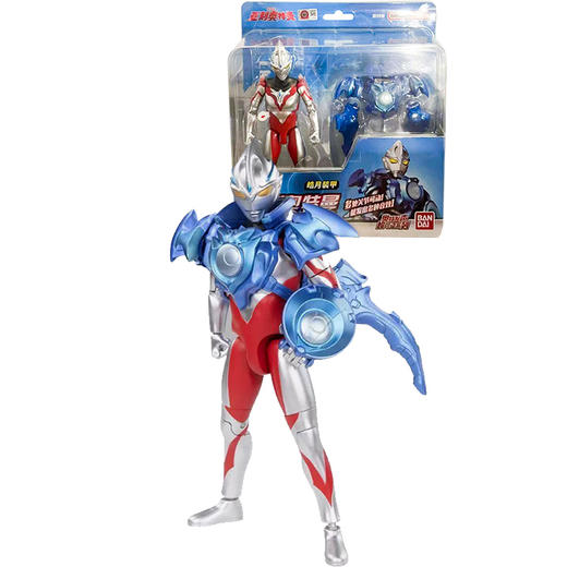 万代奥特曼67774奥特发声超可动系列-亚刻奥特曼 皓月装甲 商品图1