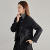 【高货sh】全新升级【铂金会员413/天猫559/差价146】(35834) 洛诗琳通勤气质羊绒羊毛双面呢小香风拉毛流苏毛呢外套 商品缩略图3