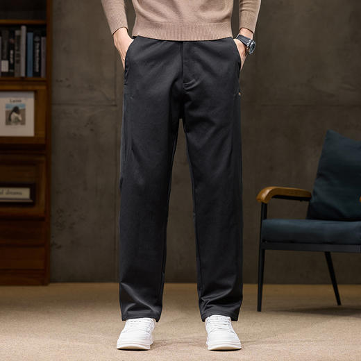 【新款DQ】大依优型大码直筒休闲长裤男舒适休闲简约百搭加肥加大男装潮款 商品图2