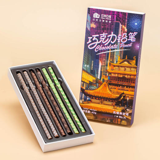 巧克巧蔻 铅笔巧克力（款式随机）42g 商品图3