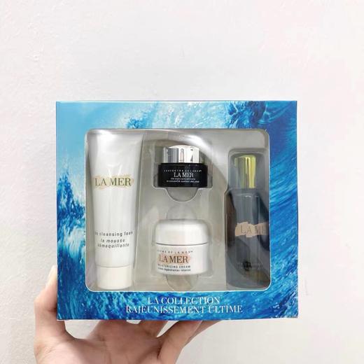 【可溯源】【买2套赠唇膜】LA MER/海蓝之谜 旅行四件套 精萃水30ml+洗面奶30ml+面霜7ml+眼霜5ml 播 商品图7