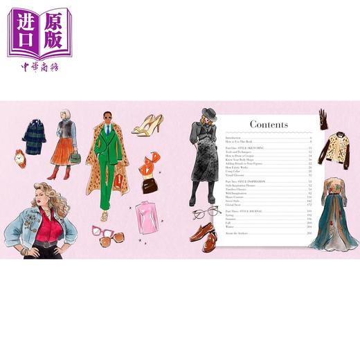 【中商原版】Sketch Your Amazing Style: A Body-Positive Guided Sketchbook For Drawing 进口艺术 画出你的惊人风格 商品图1
