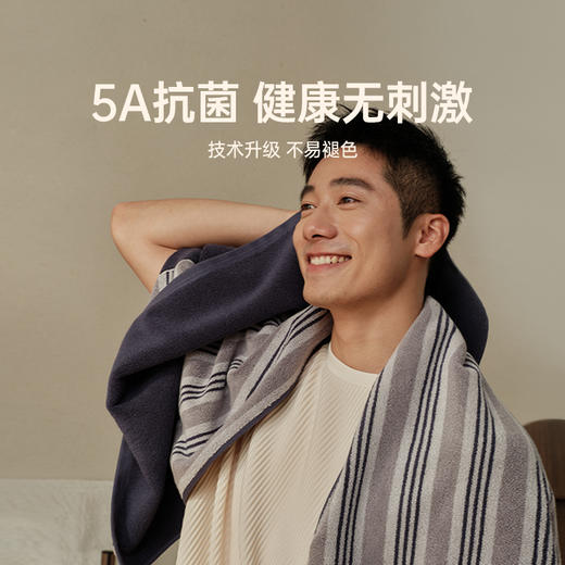 【棉疆溯源】洁丽雅全棉5A抗菌毛浴巾海的方向新疆棉柔软亲肤柔软 商品图2