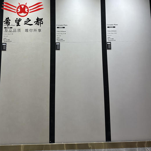 瓷砖地板客厅5750x1500地砖度水泥数码细干粒侘寂风素色微哑光 商品图3