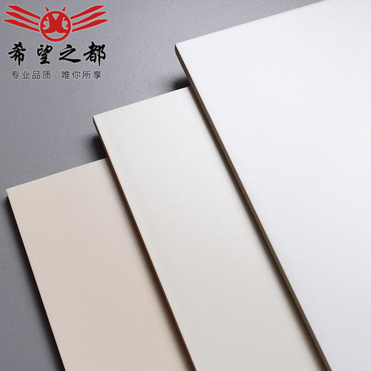 *地砖颗粒瓷砖纯白抛岩板防滑奶750质感1500白色900x1800墙砖客厅 商品图2