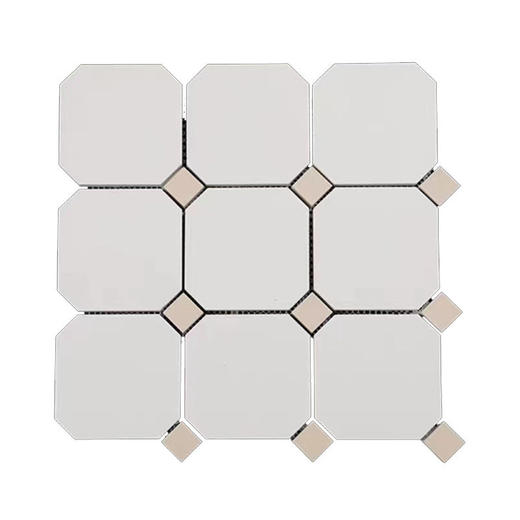 餐厅300x300法式全瓷马赛克风背景墙通体客格子高定装修砖卫生间 商品图4