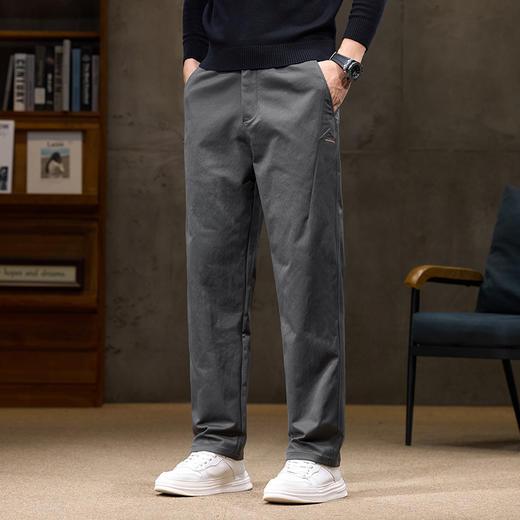 【新款DQ】大依优型大码直筒休闲长裤男舒适休闲简约百搭加肥加大男装潮款 商品图0