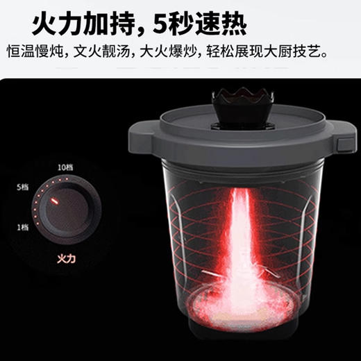 乐小美多功能料理机智能锅厨师机家用炒菜机 商品图1