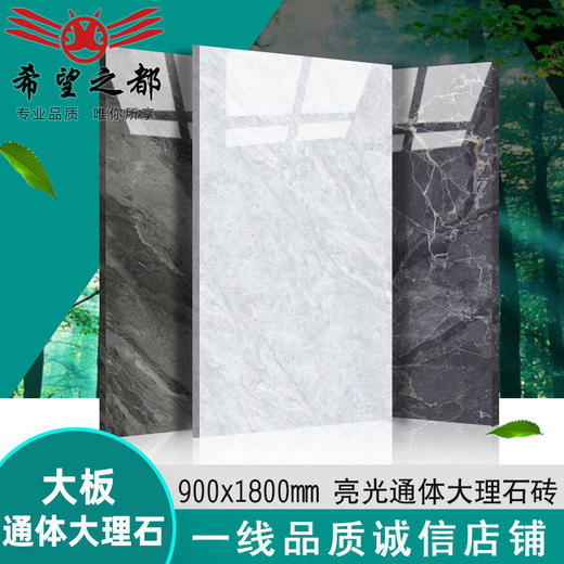 *通体别墅大理石大板瓷砖客厅大900地板砖瓷砖规格亮光1800 商品图0